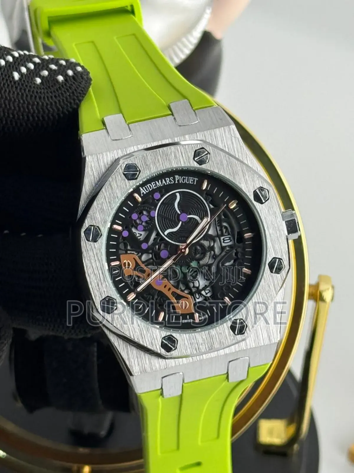 Audemars Piguet Ap Rubber Strap Wristwatches