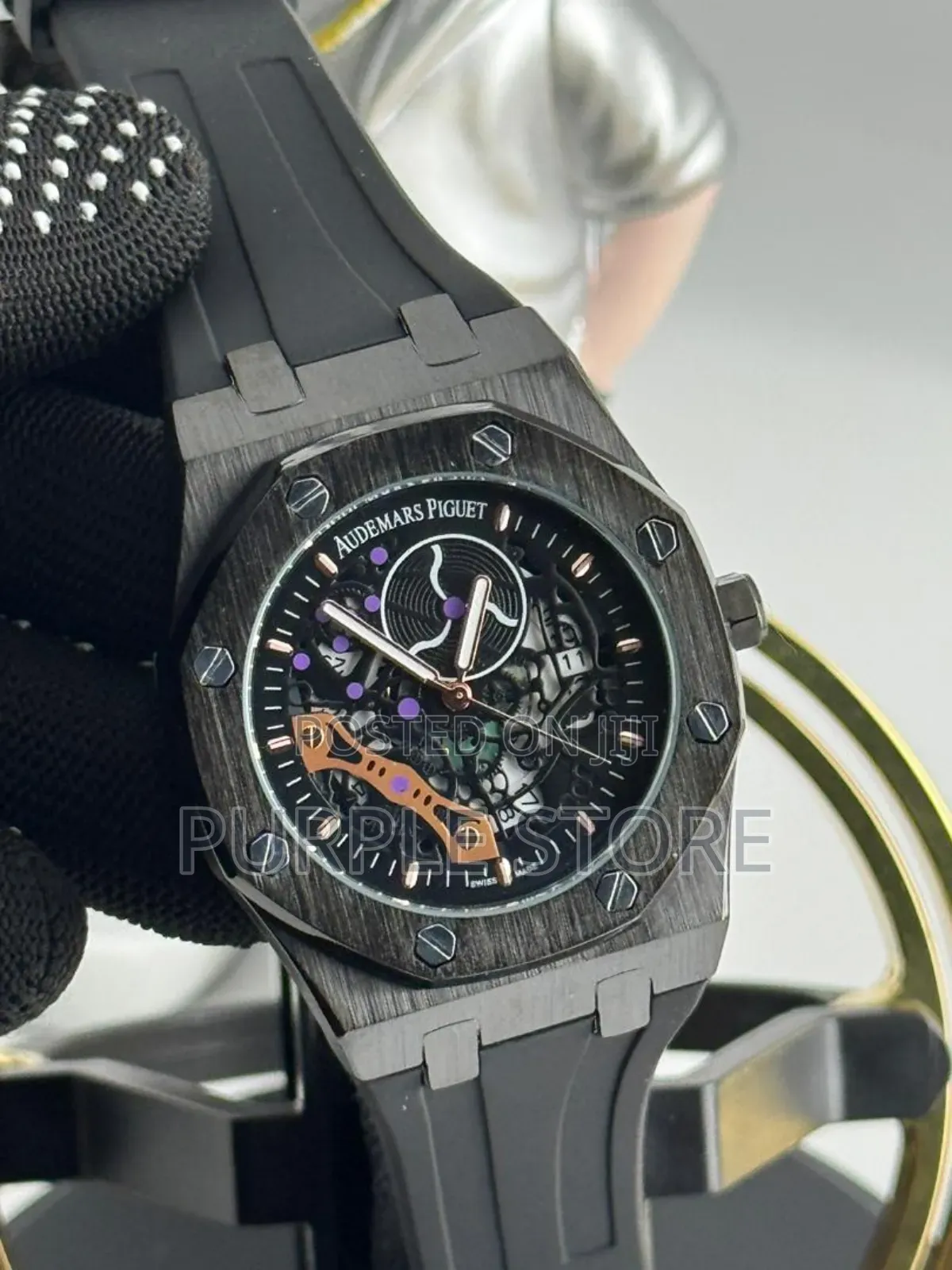 Audemars Piguet Ap Rubber Strap Wristwatches