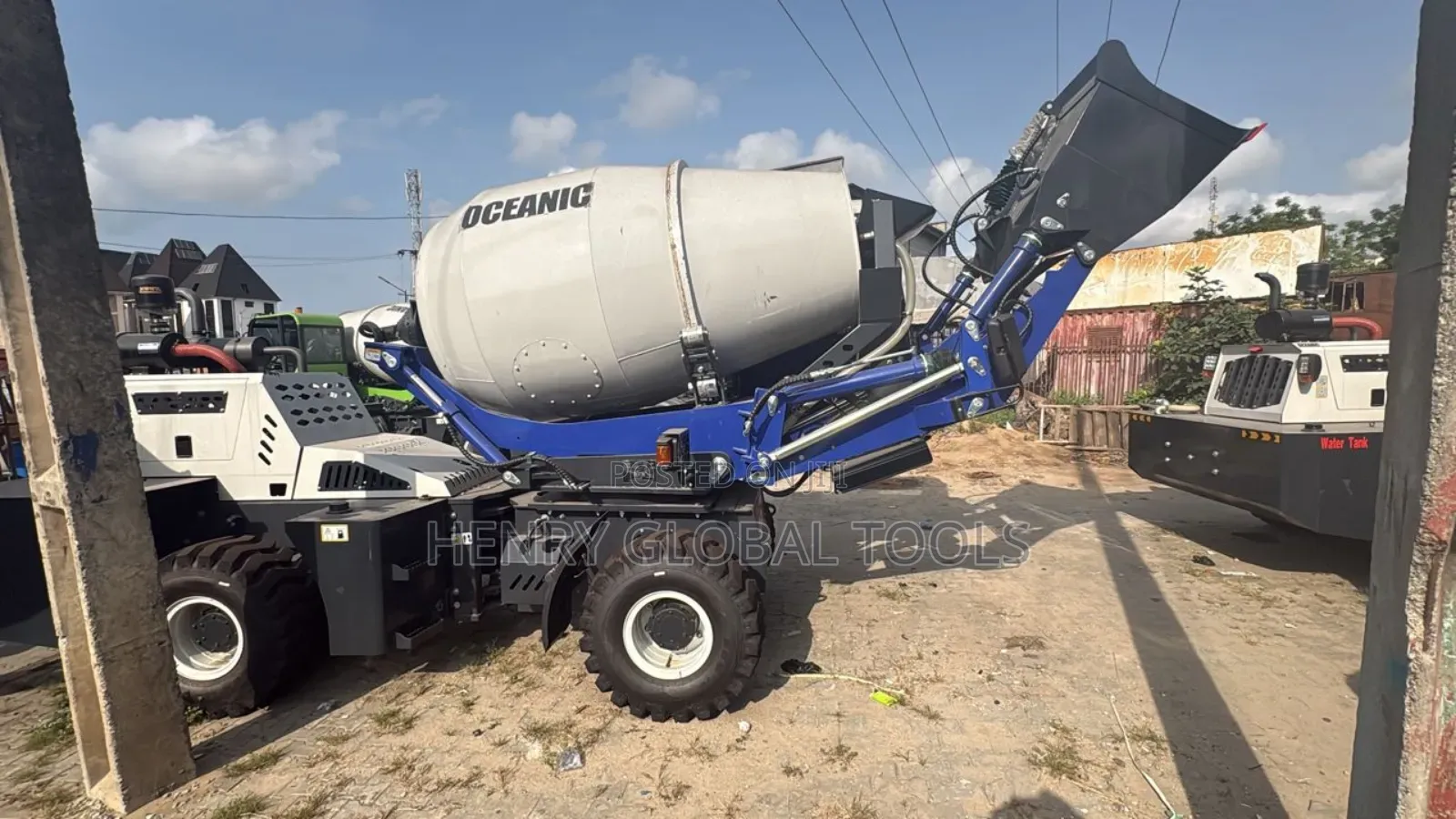 4000l Selfloading Concrete Mixer Motor