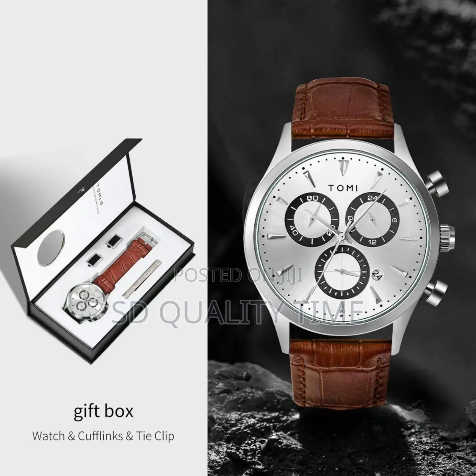 Tomi Gift Set [Watch, Wallet and Pen]