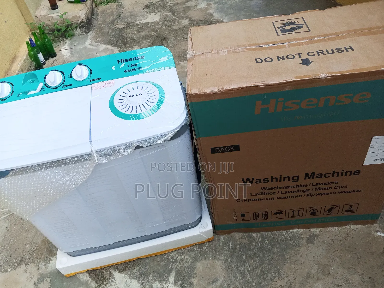 Hisense Wsqb753 7.5 Kg Manual Washing Machine