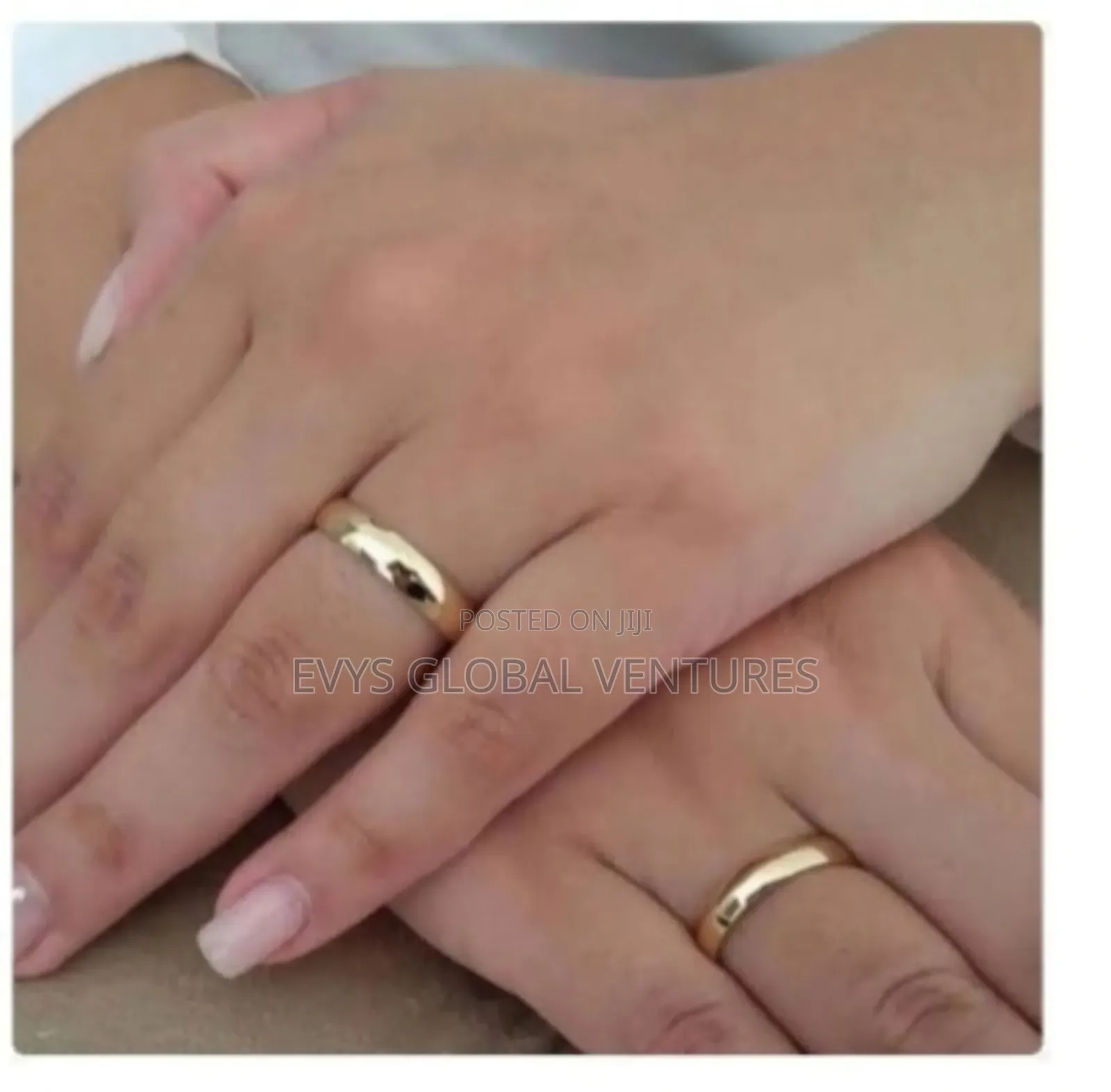 Stainless Steel Wedding Band Ring - Unisex