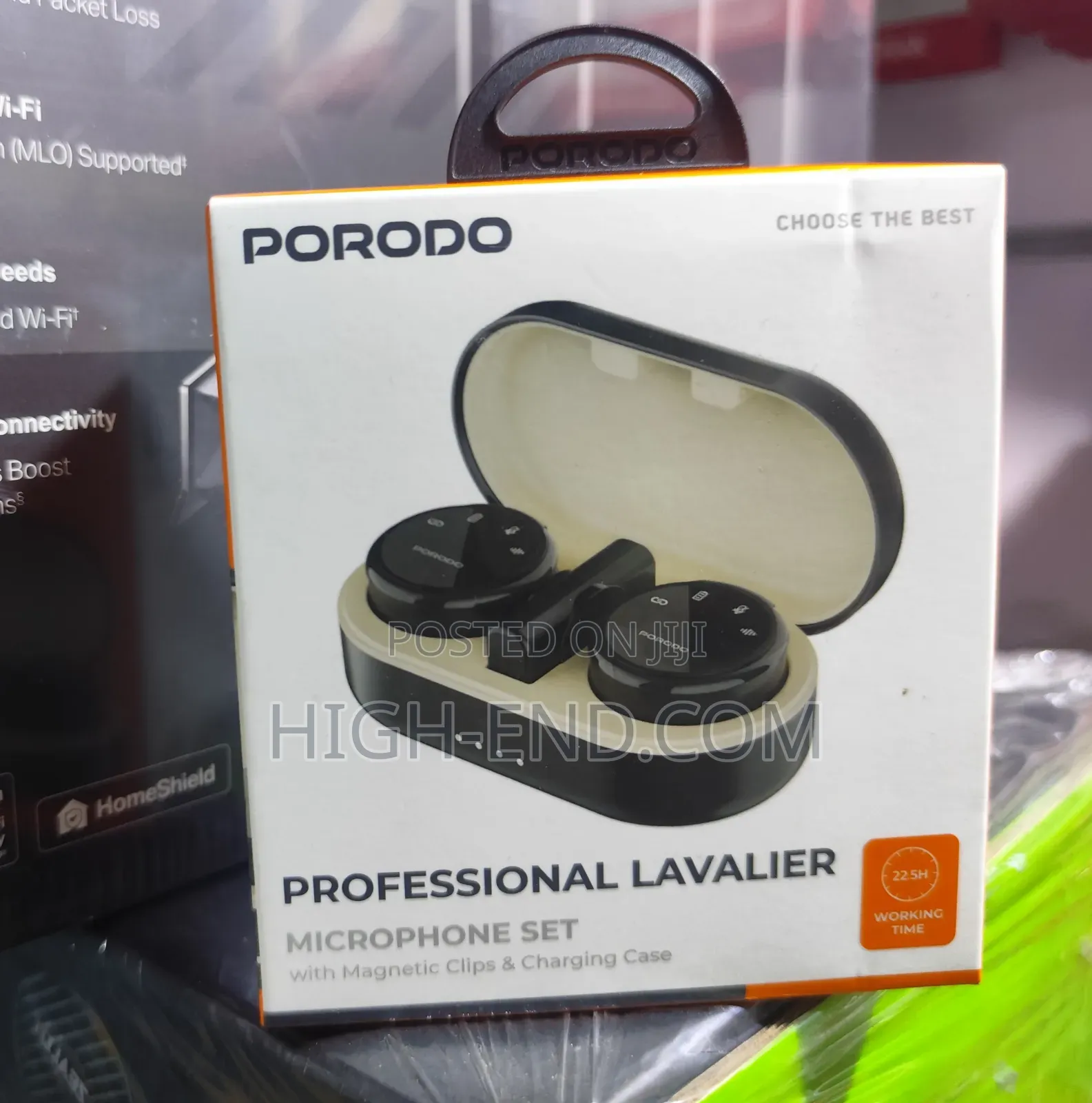 Porodo Professional Magnetic Lavalier Microphone