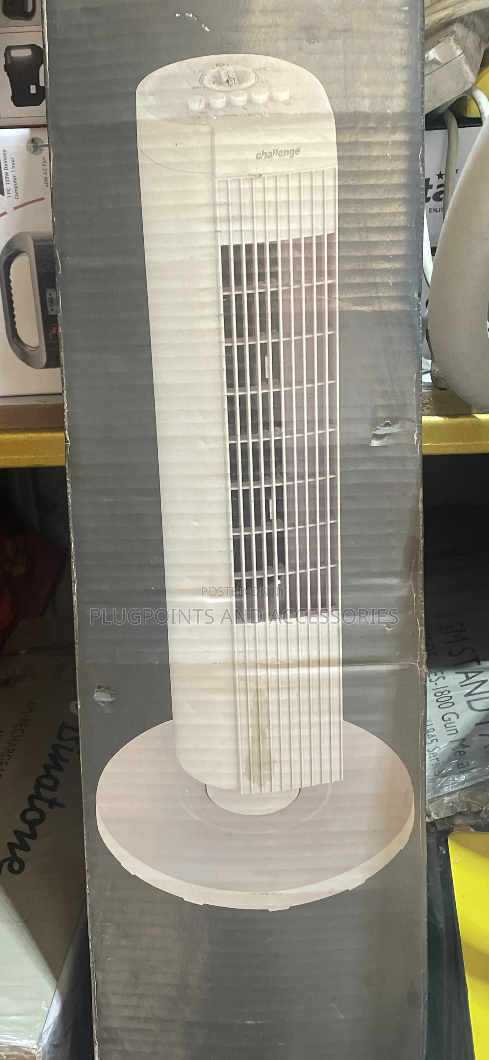 Challenge Oscillating Tower Fan 29-Inch Energy Saving