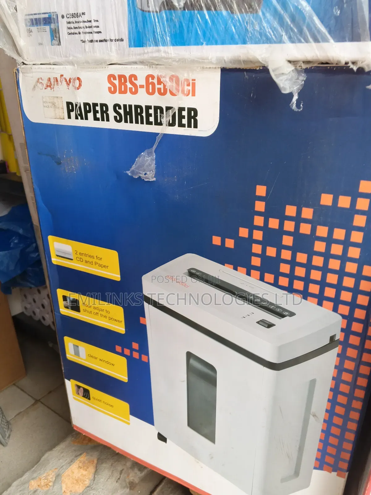 Sanyo 650ci Paper Shredder