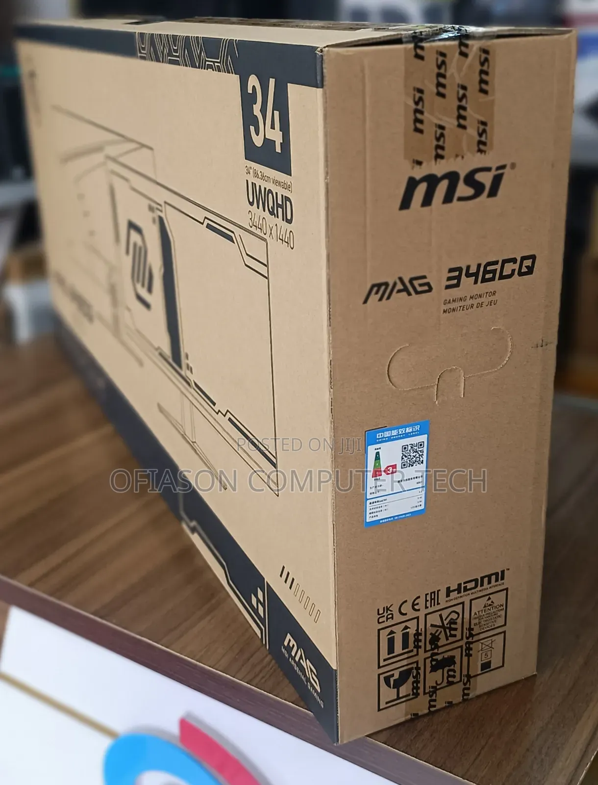 Msi Gaming Monitor 34inch Uwqhd