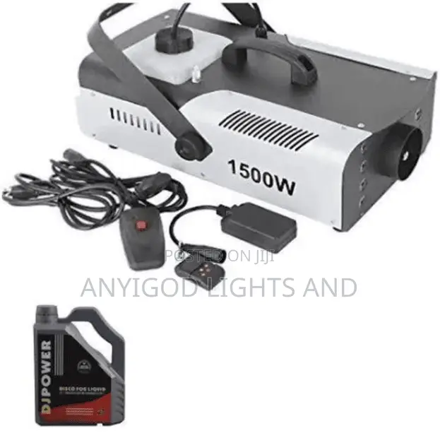 1500w Led Fog Smoke Machine With a Gallon of Fog Liquid