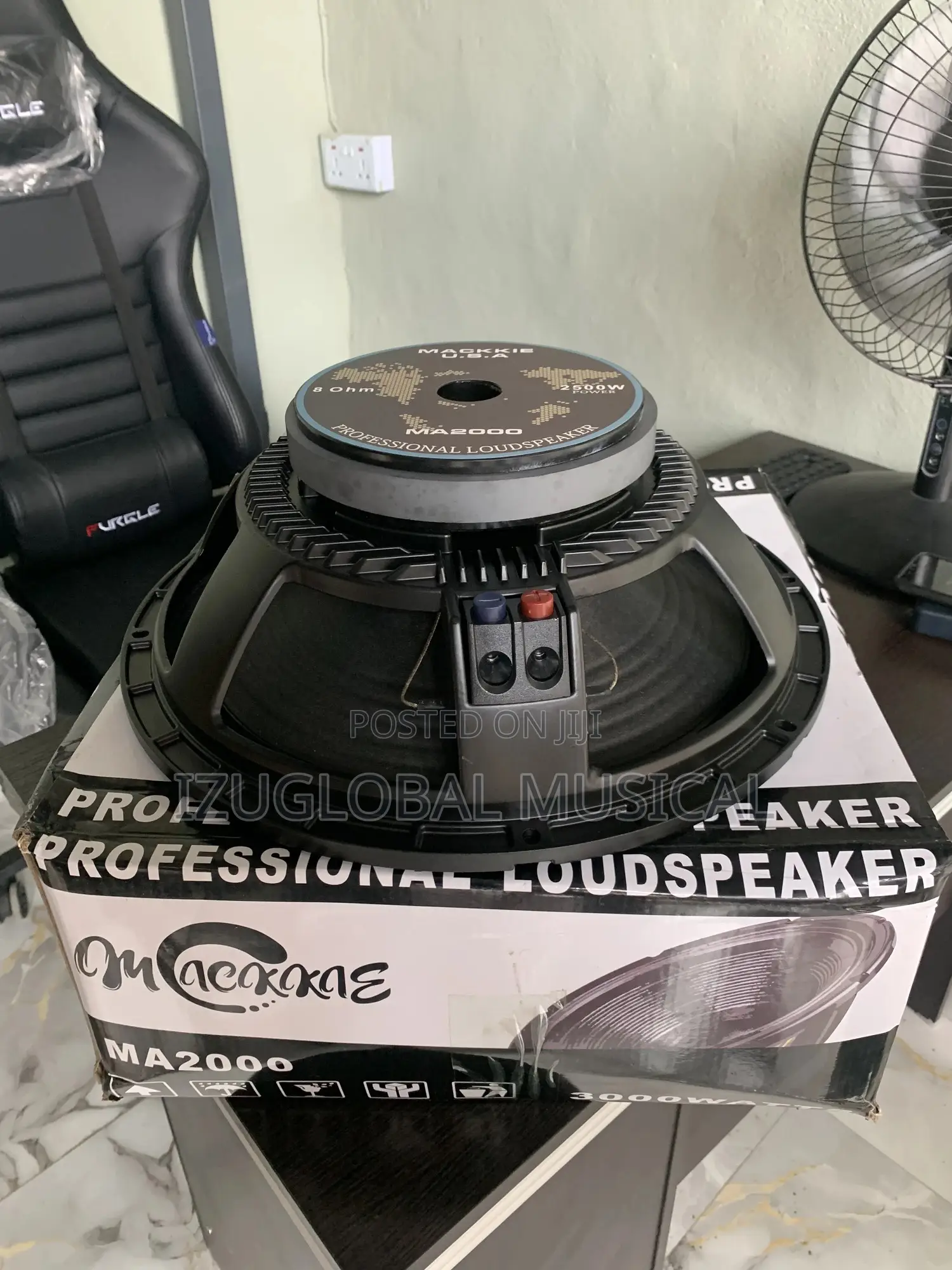 Mackkie Ma2000 15”Inches Big Magnet Naked Speaker 2500watts