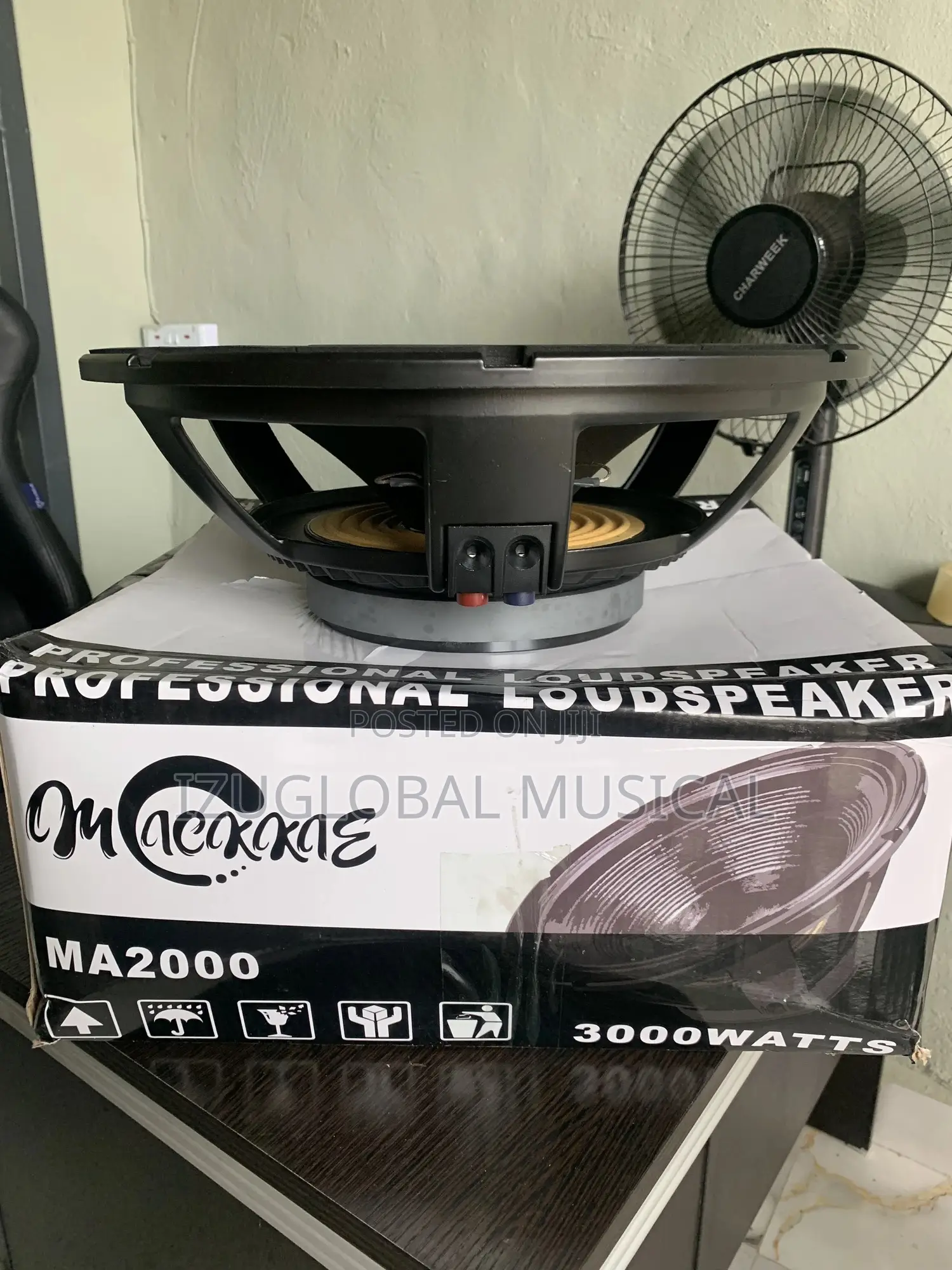 Mackkie Ma2000 15”Inches Big Magnet Naked Speaker 2500watts