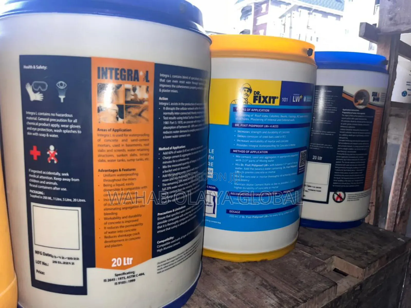 Dr. Fixit Pidiproof Lw+ 101 Waterproof Additive