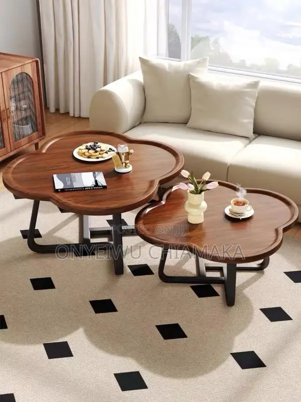 Wooden Top Nesting Center Tables