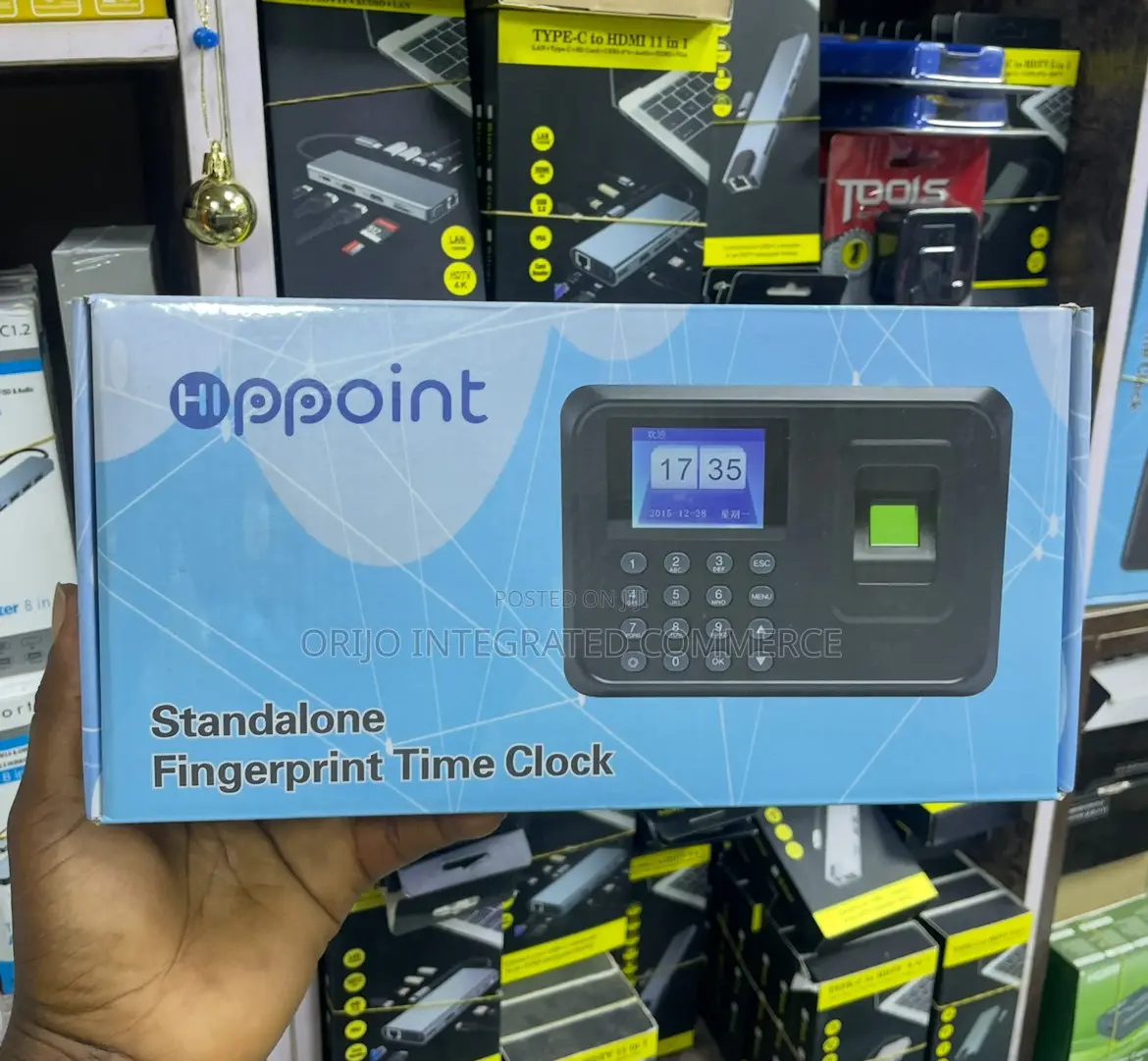 Standalone Fingerprint Time Attendance Clock Machine Identification