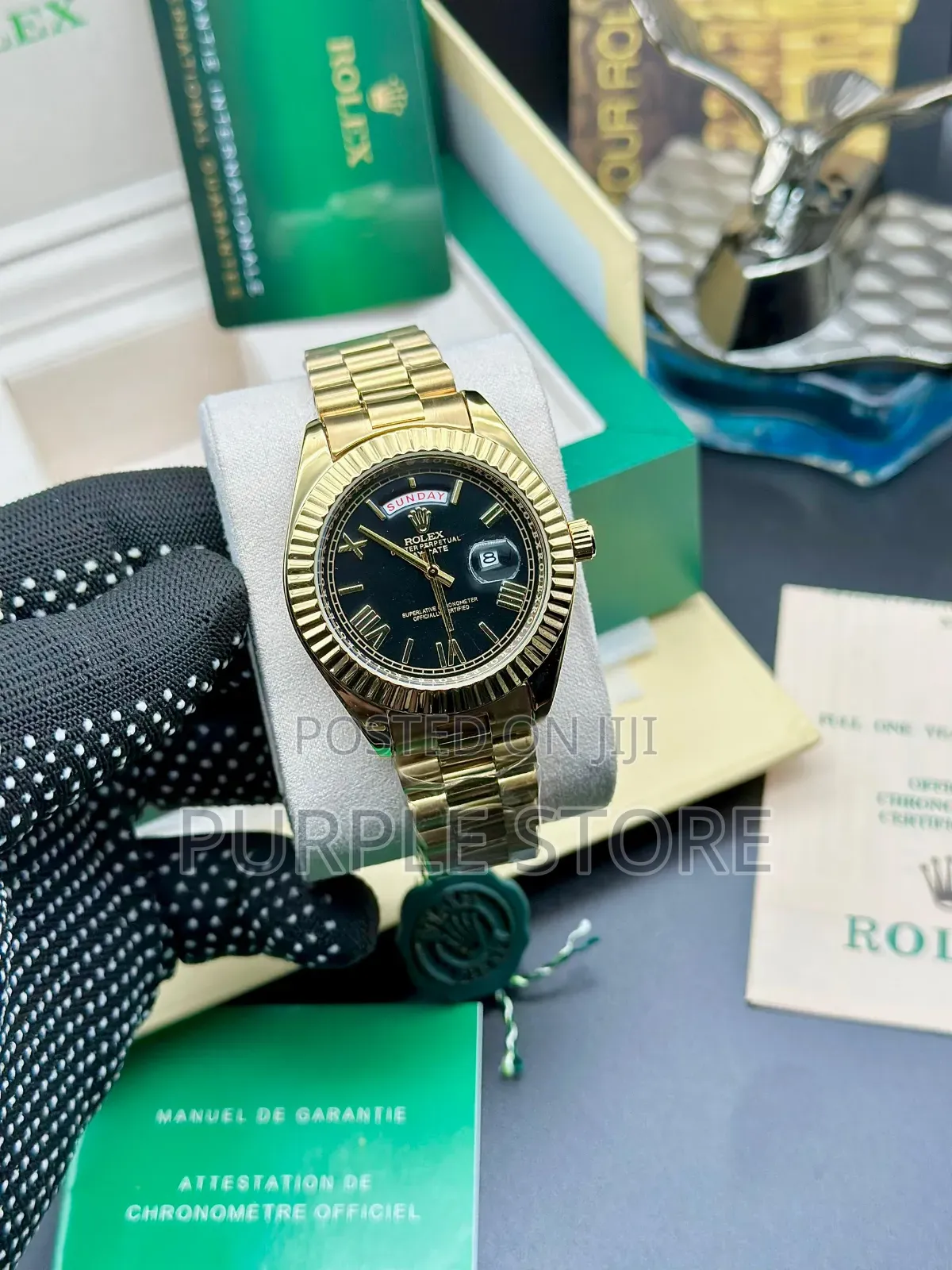 Rolex Auto Movement Full Date Watch