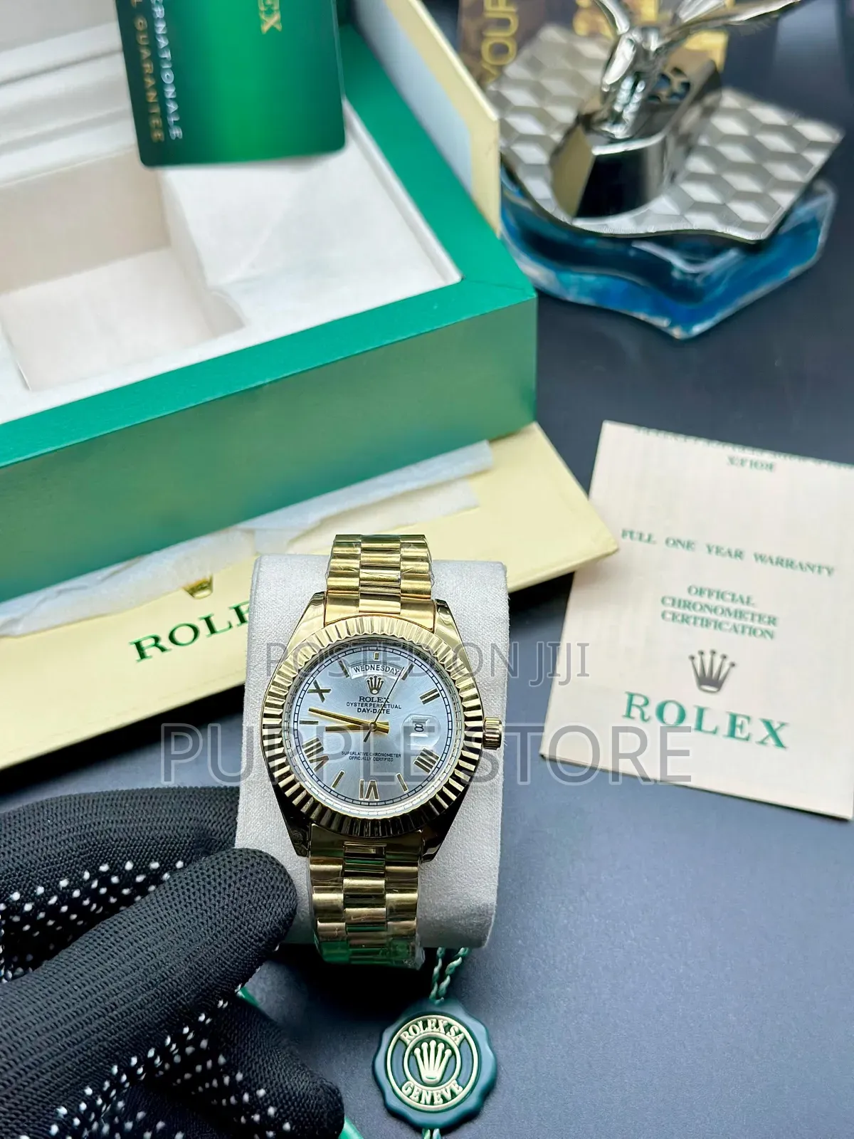 Rolex Auto Movement Full Date Watch
