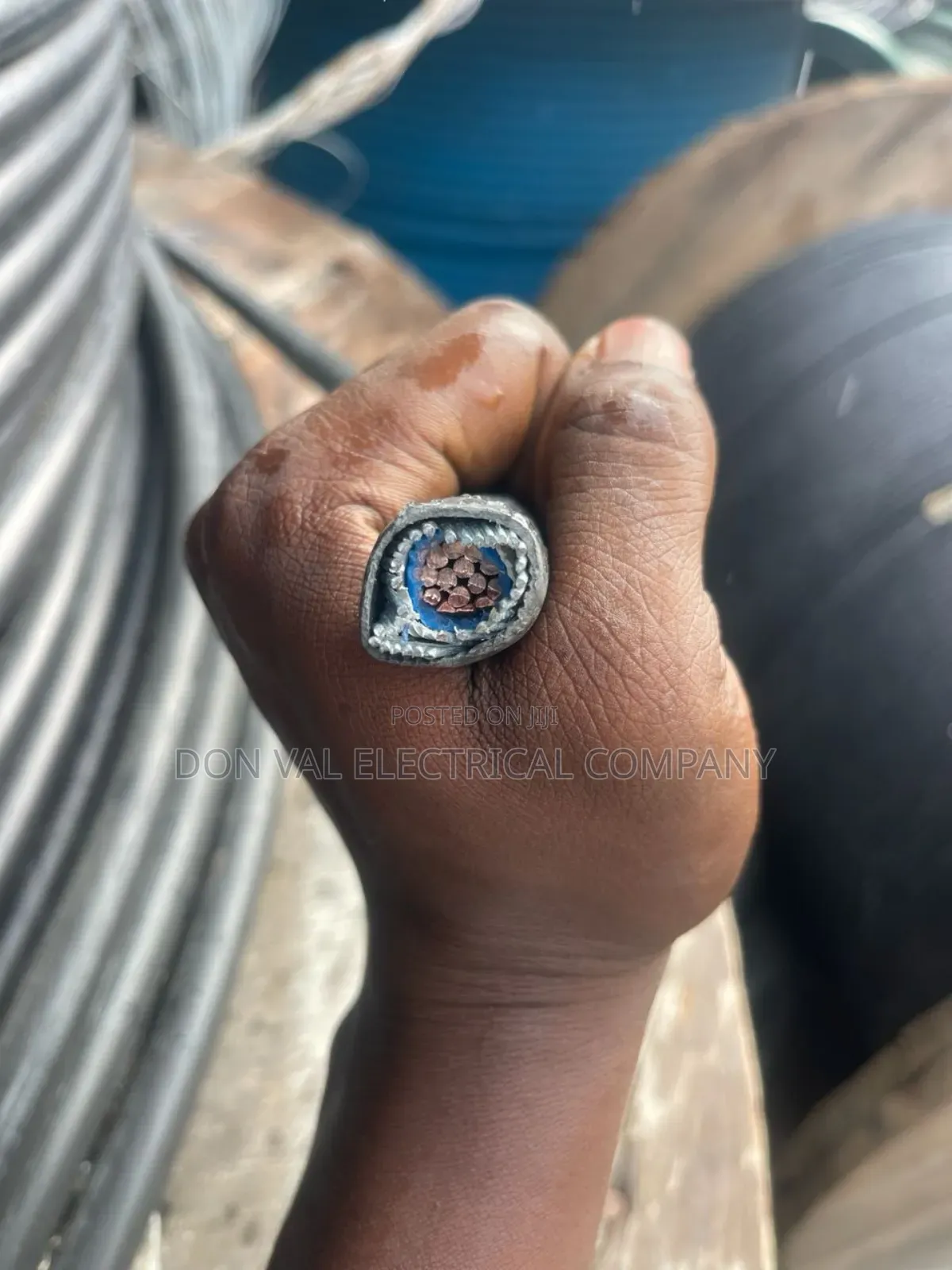 70mmx1core Copper Armored Cable Nigerchin