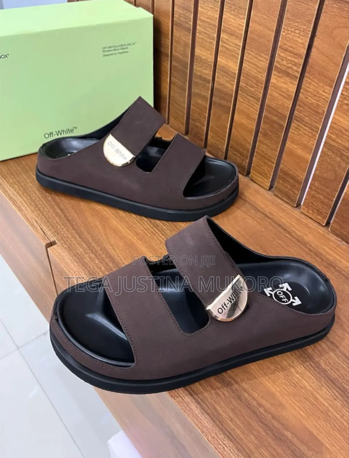 Off White Latest Design Men's Pam Slippers