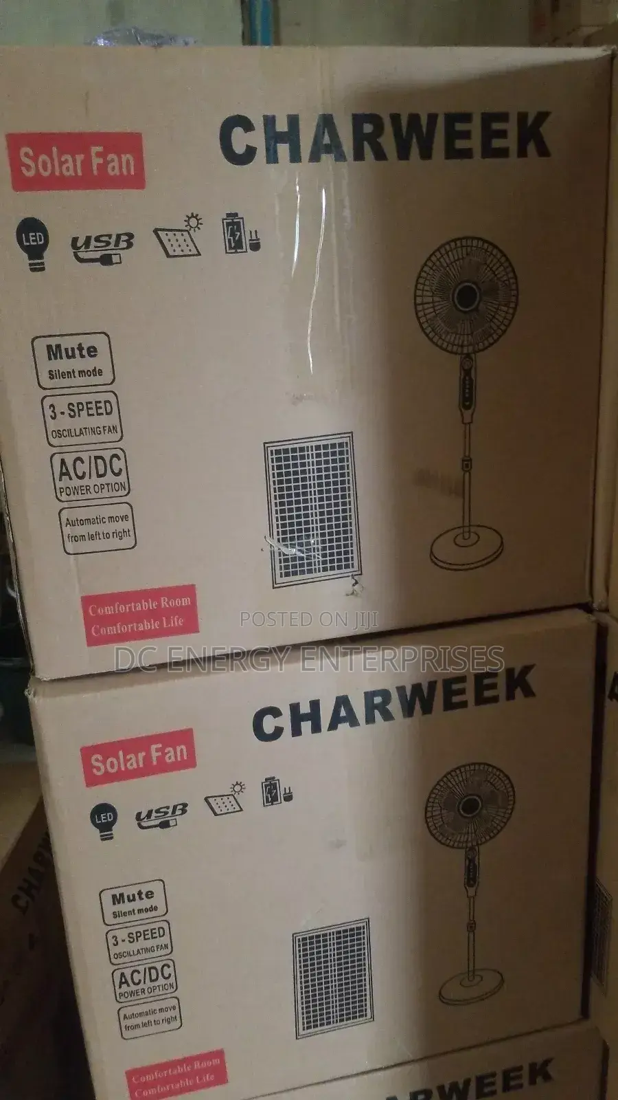 Charweek Solar Fan