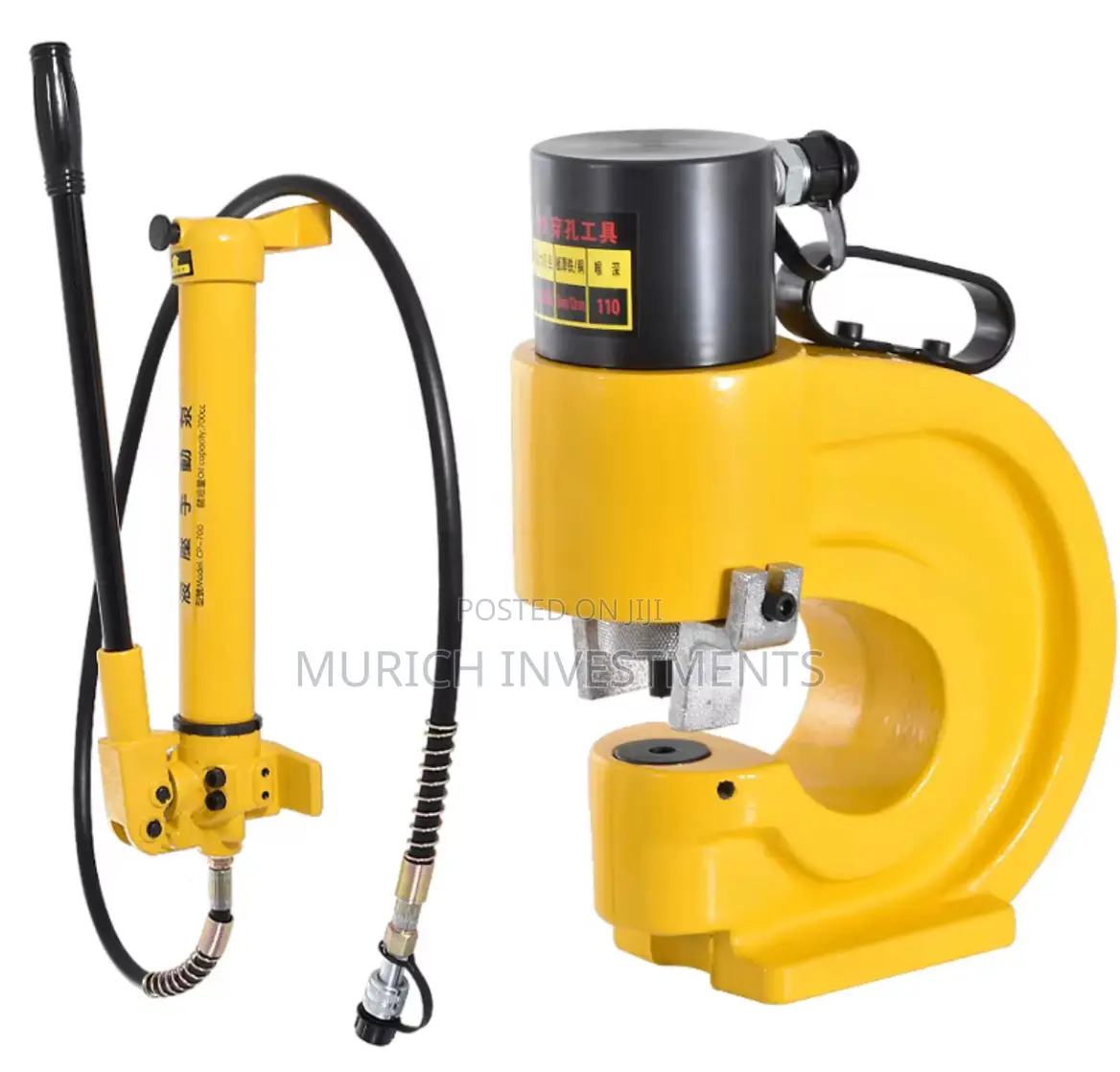 Hydraulic Puncher Ch-70 – 35t Punching Machine With Manual Pump