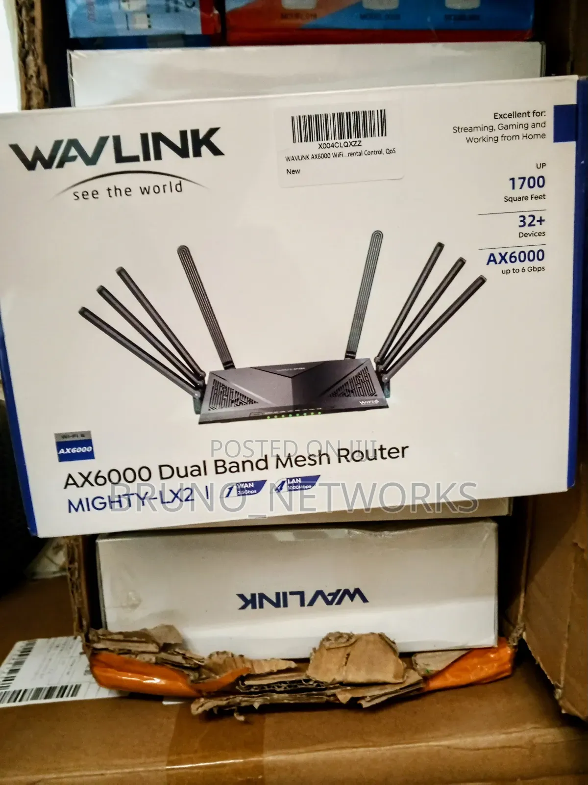 Wavlink Ax6000 Dual Band Mesh Router | Mighty- Lx2 | Portable Wifi