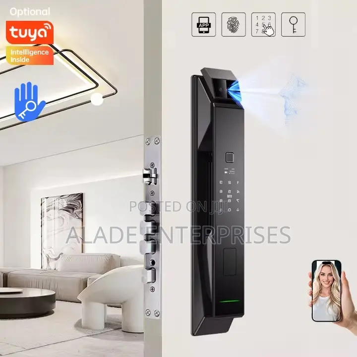 New Generation 3d Face Recognition Digital Smart Fingerprint Door Lock