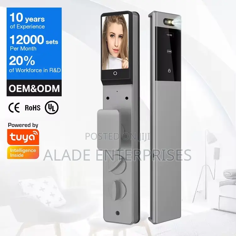 Smart Key 3d Structured Slim Waterproof Security Smart Door Lock