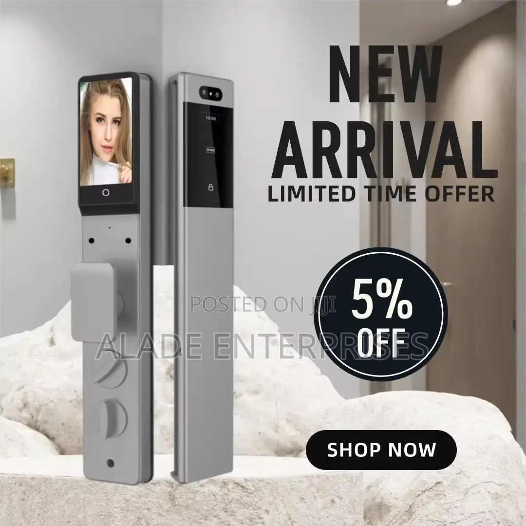 Smart Key 3d Structured Slim Waterproof Security Smart Door Lock