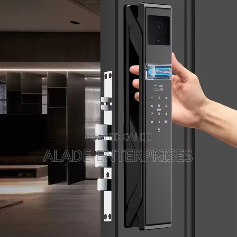 3 Cameras Fully Automatic Smart Lock Tuya Wifi Biometric 3d Face Key