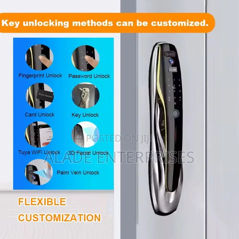 Luxury Smart Key Wifi Smart Lock 3d Face Recognition