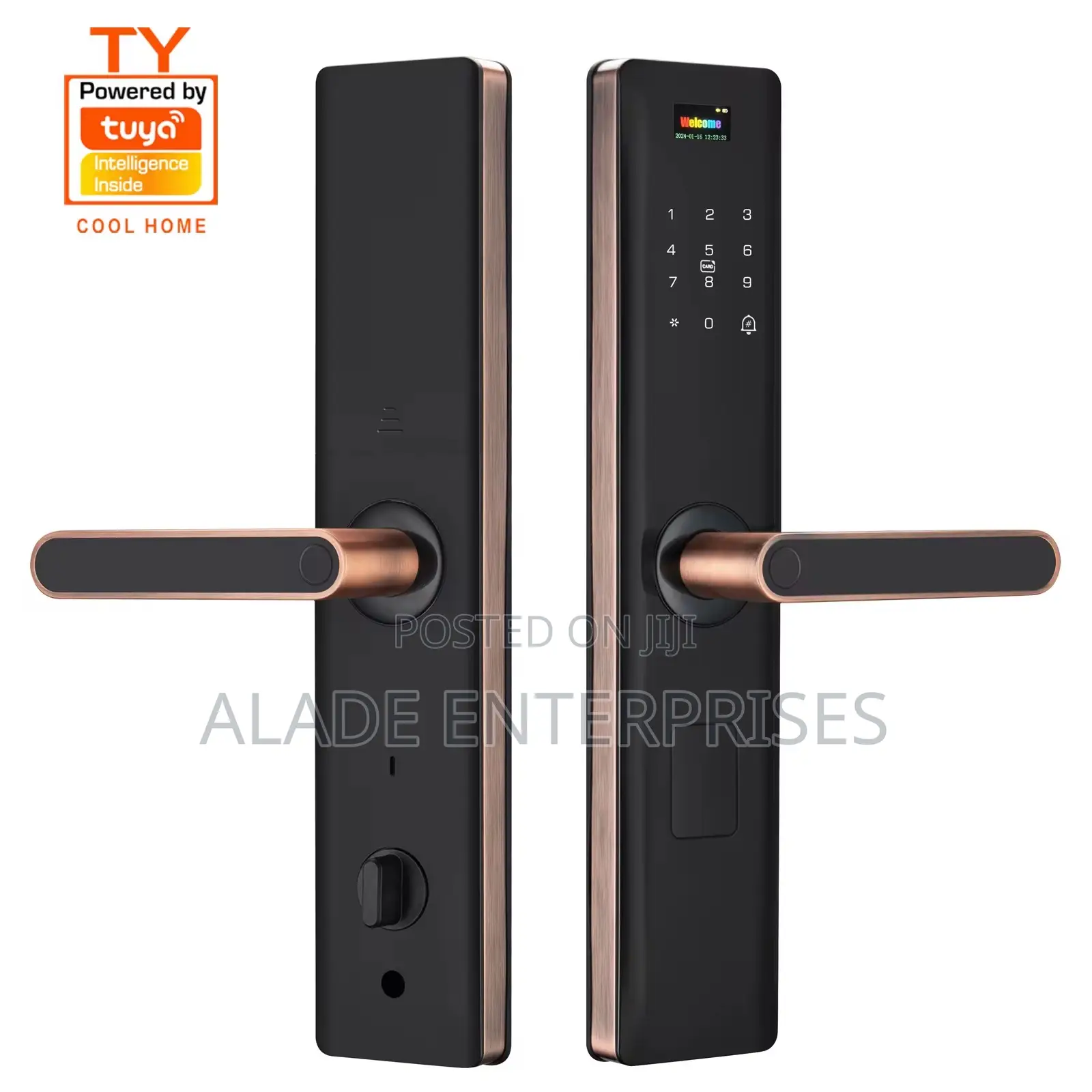 Hotel Smart Key For Front Door Wifi Tuya Smart Lock Door Fingerprint