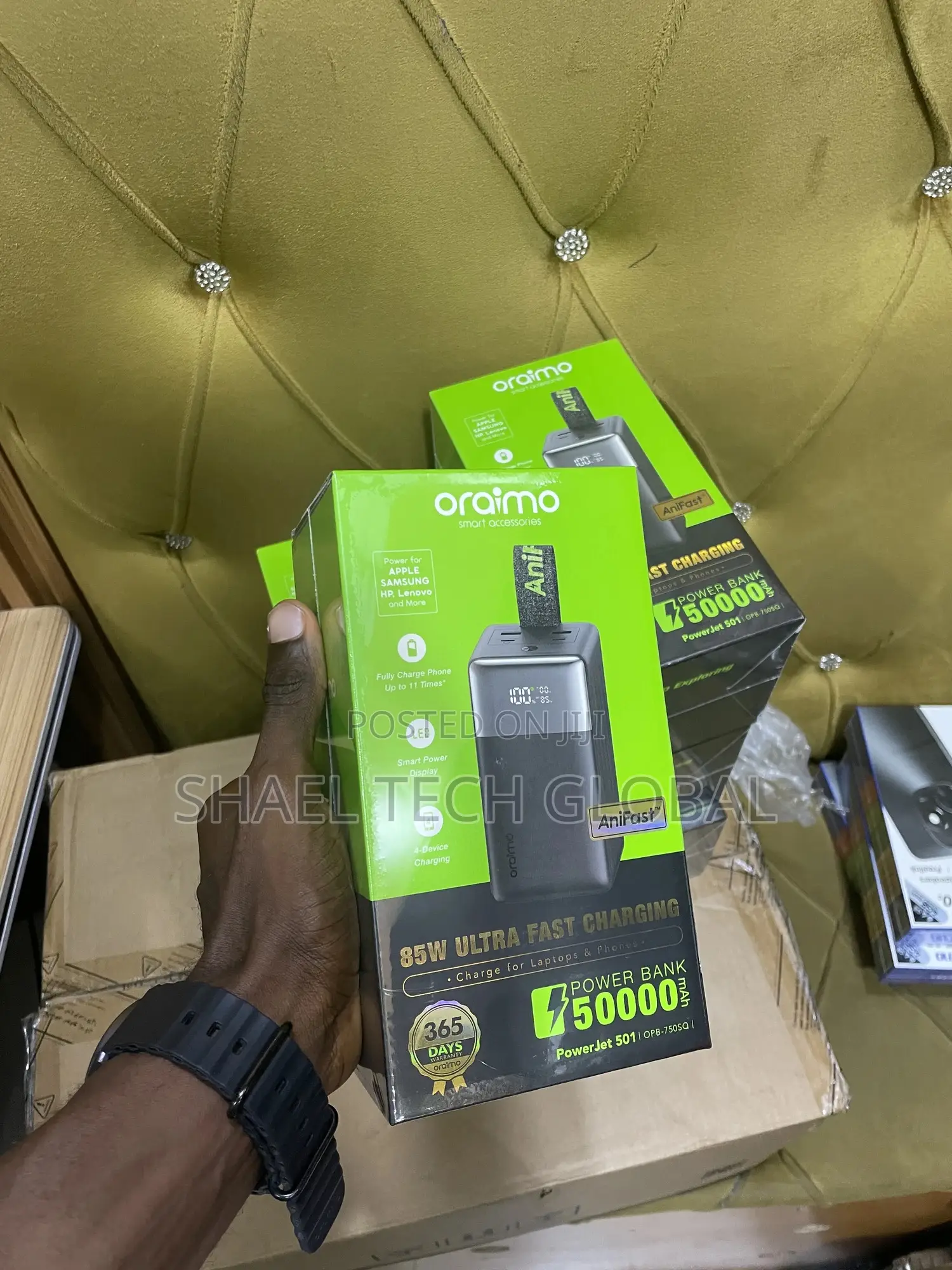 Oraimo 50,000mah Laptop Powerbank