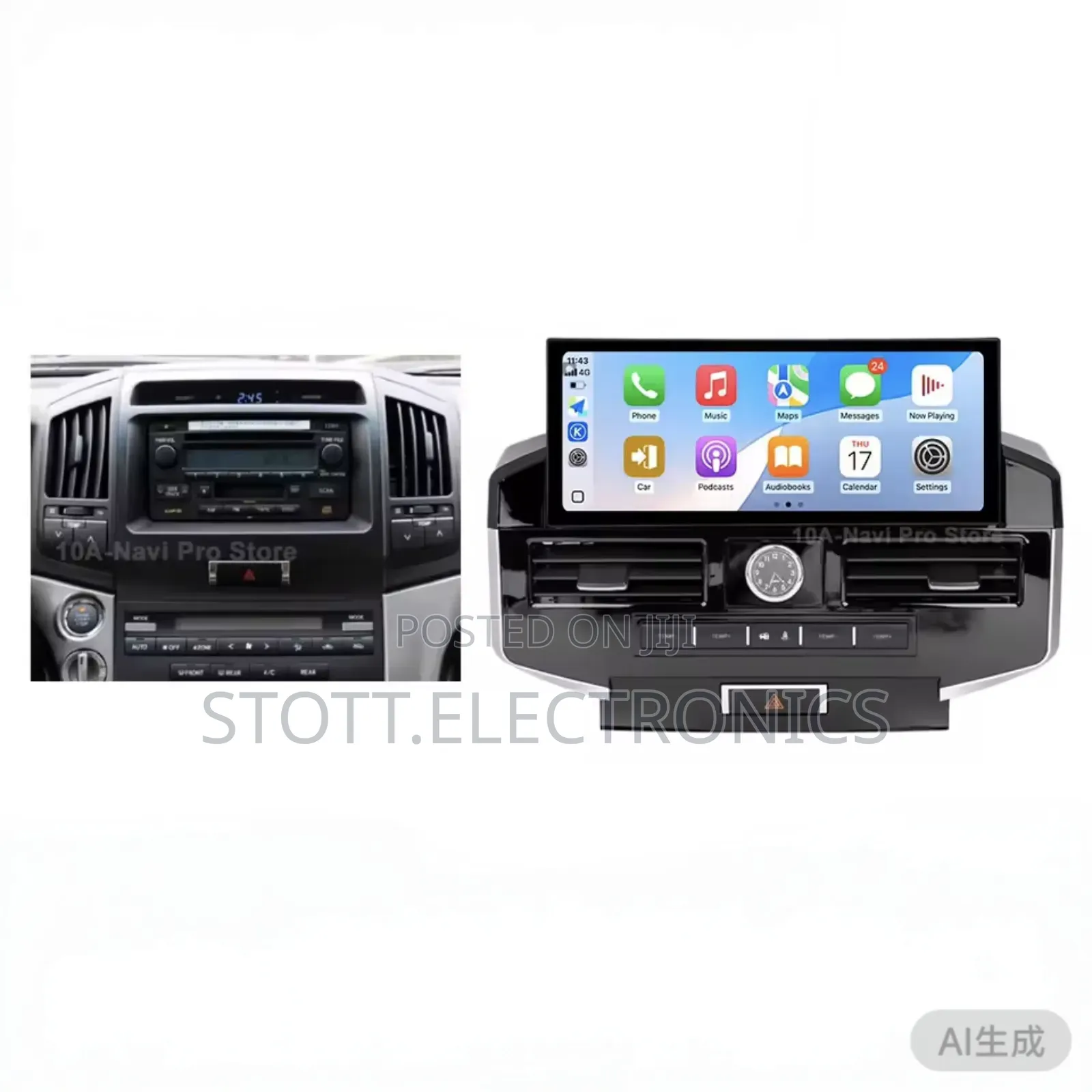 Toyota Land Cruiser 2007-2022 Car Android GPS Navigation System