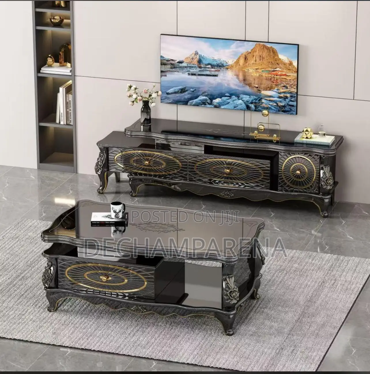 Big Royal Tv Stand and Table Set