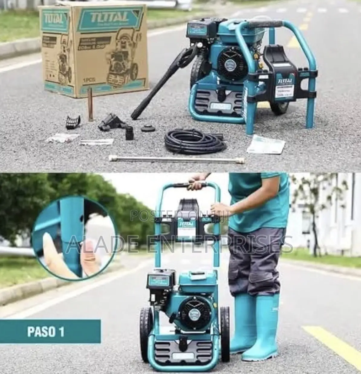 Total Gasoline Pressure Washer 208 Cc 6.0 Hp