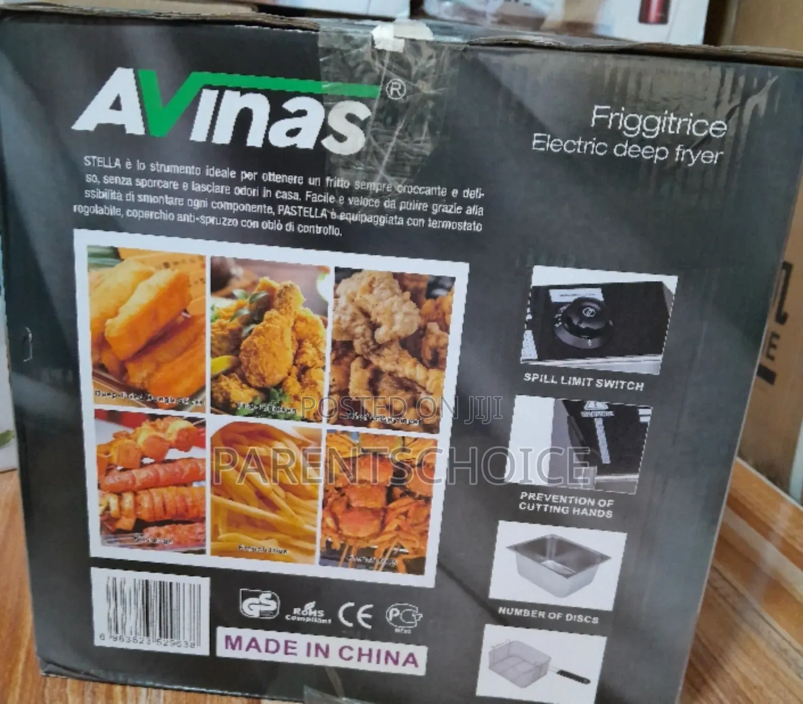 Avinas 6.8l Electric Deep Fryer