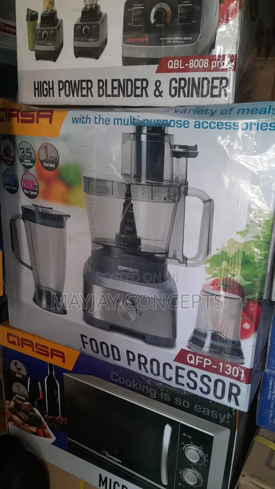 Qasa Multipurpose Blender,Food Processor and Yam Pounder