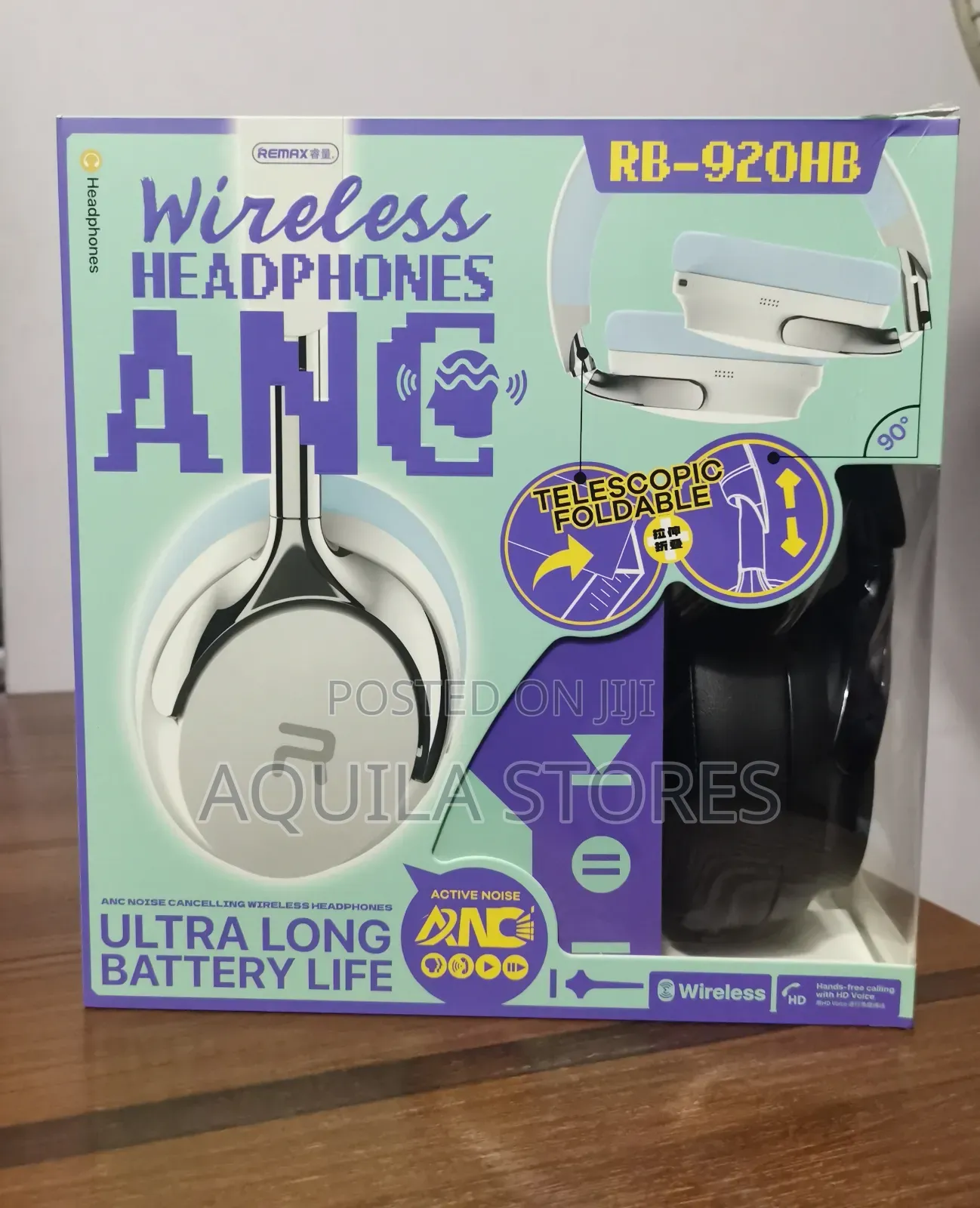 Remax Rb-920hb Anc Wireless Headphones