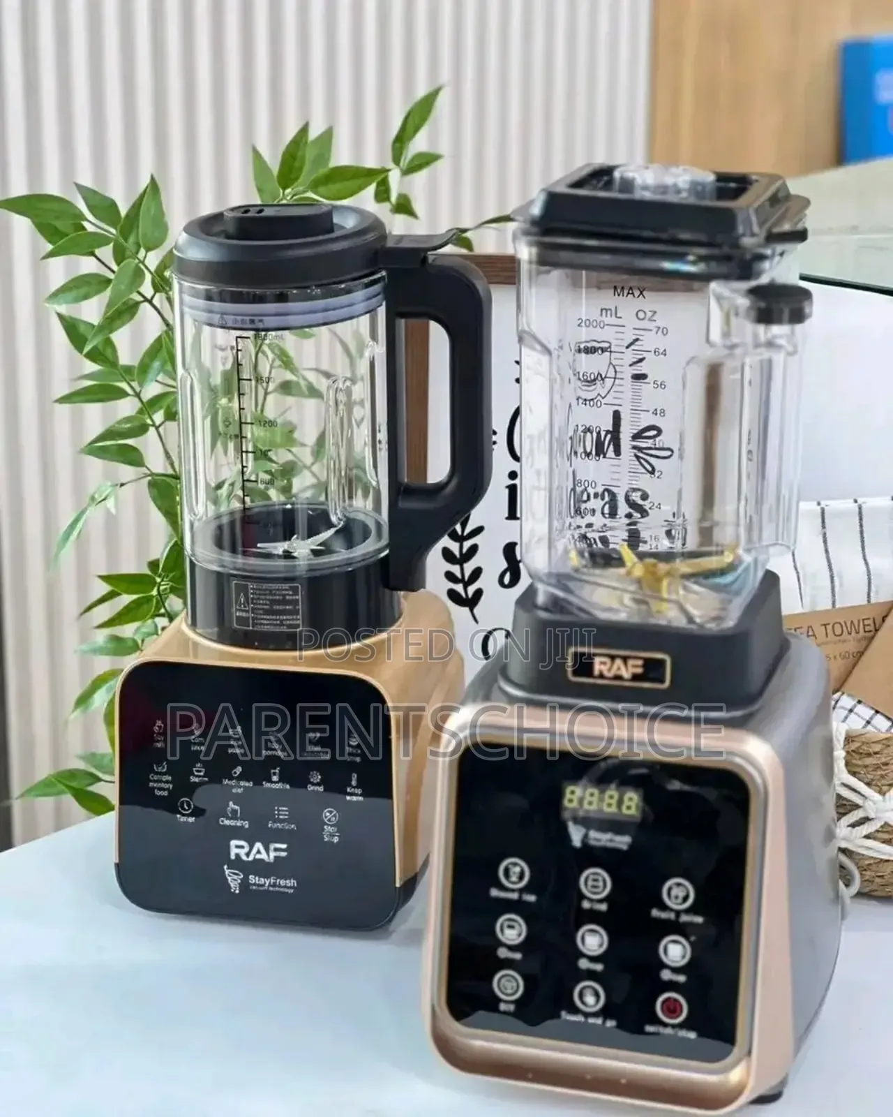Electric Smoothie Blender With Display Screen