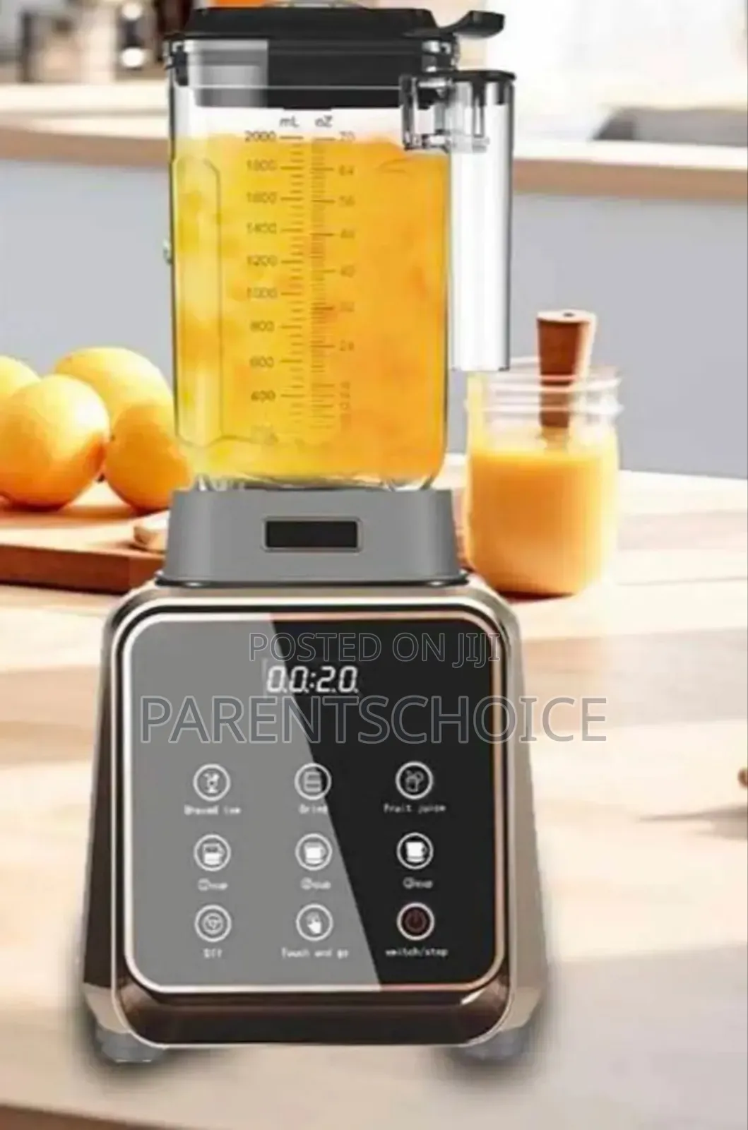 Electric Smoothie Blender With Display Screen