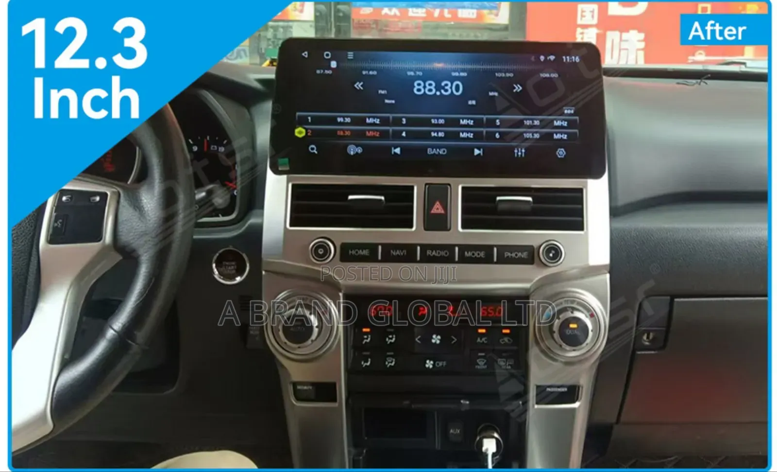 2010-2019 Toyota 4runner 12.3" Android Navigation System
