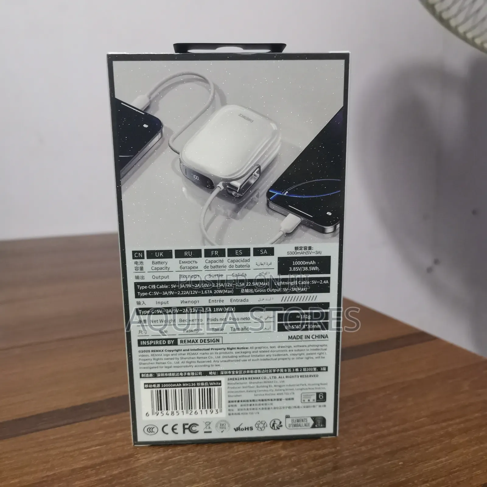 Remax Mh136 10000mah Mini Power Bank
