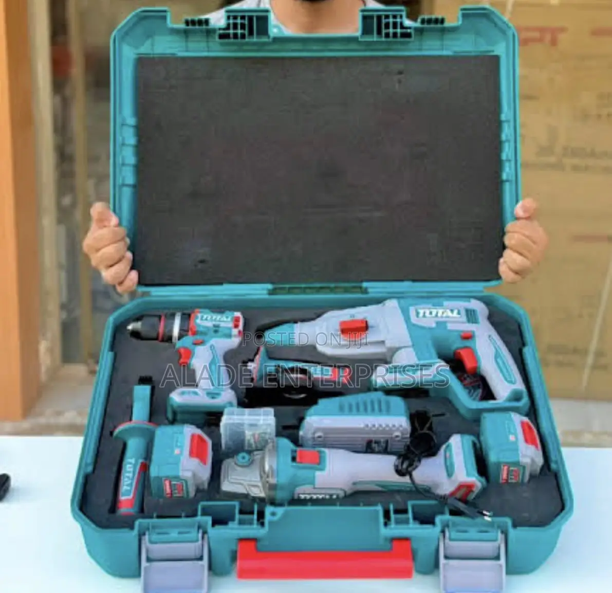 Total  3-in-1 Lithium-ion Rotary Hammer Cordless Combo Kit Brushless