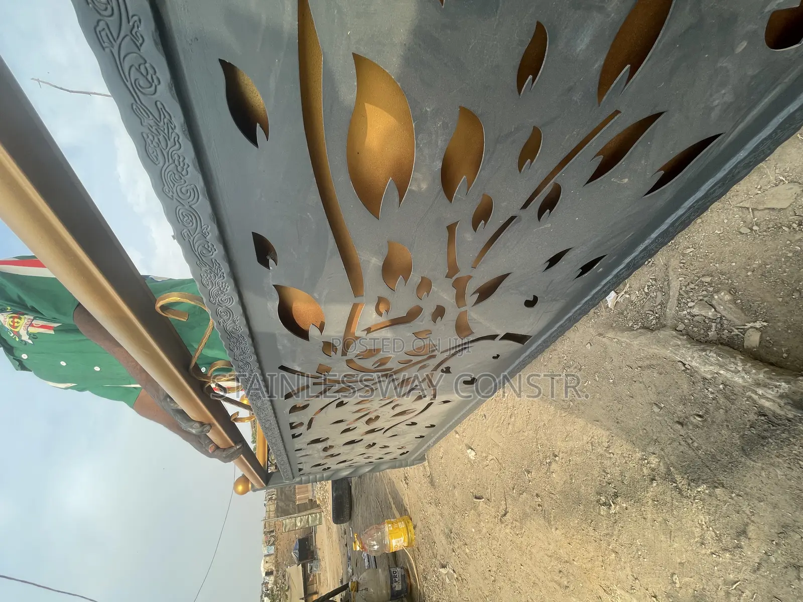 Lasercut Plant Design Balcony Railing