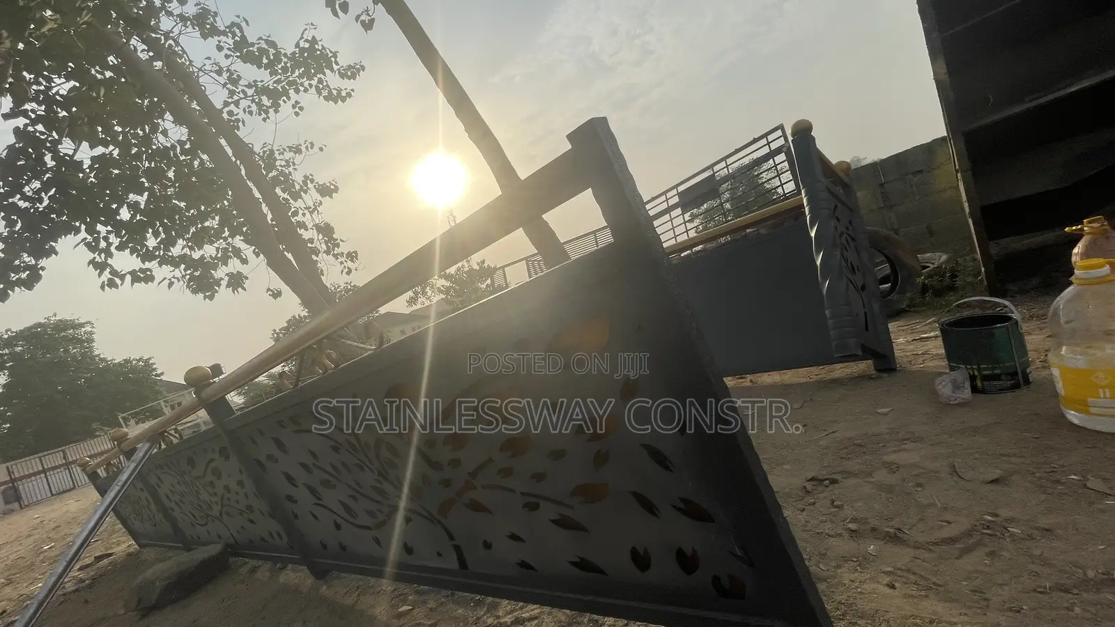 Lasercut Plant Design Balcony Railing