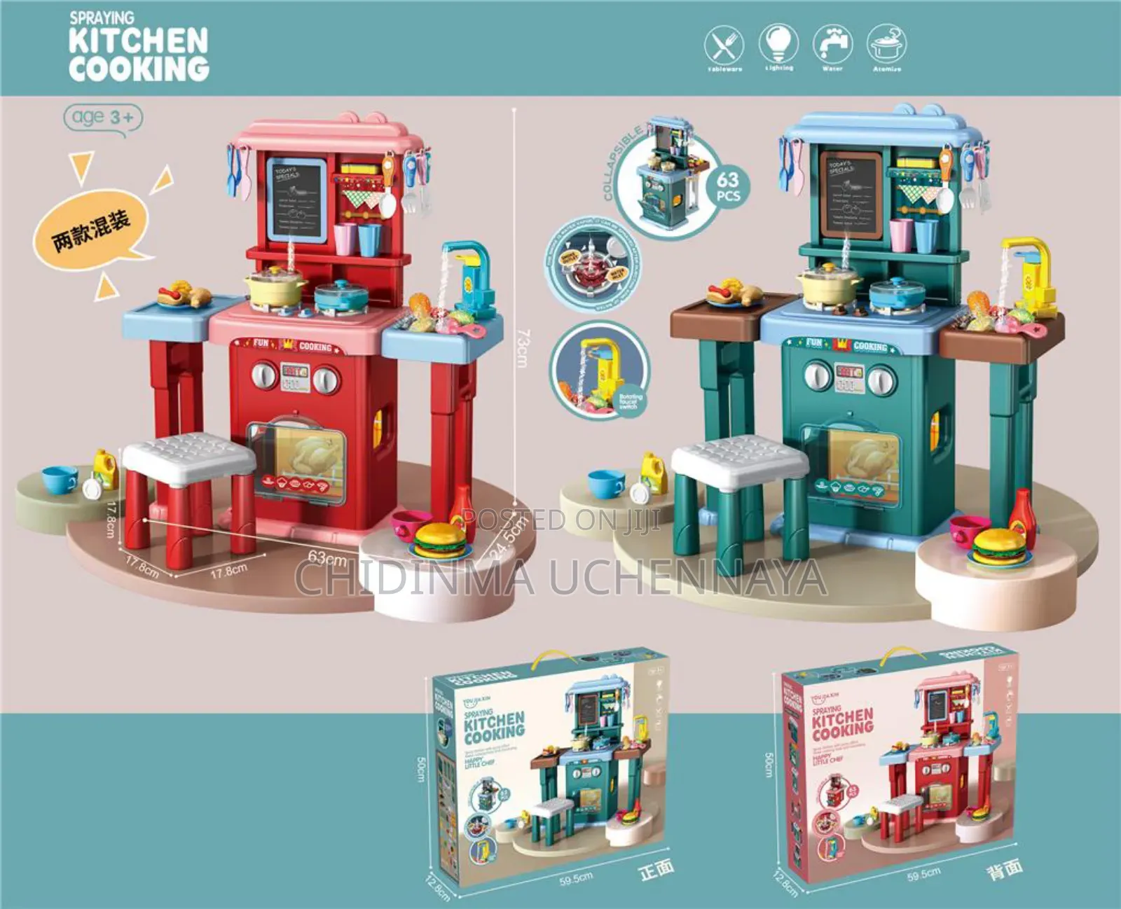 Largest Children's Play House Kitchen Toy