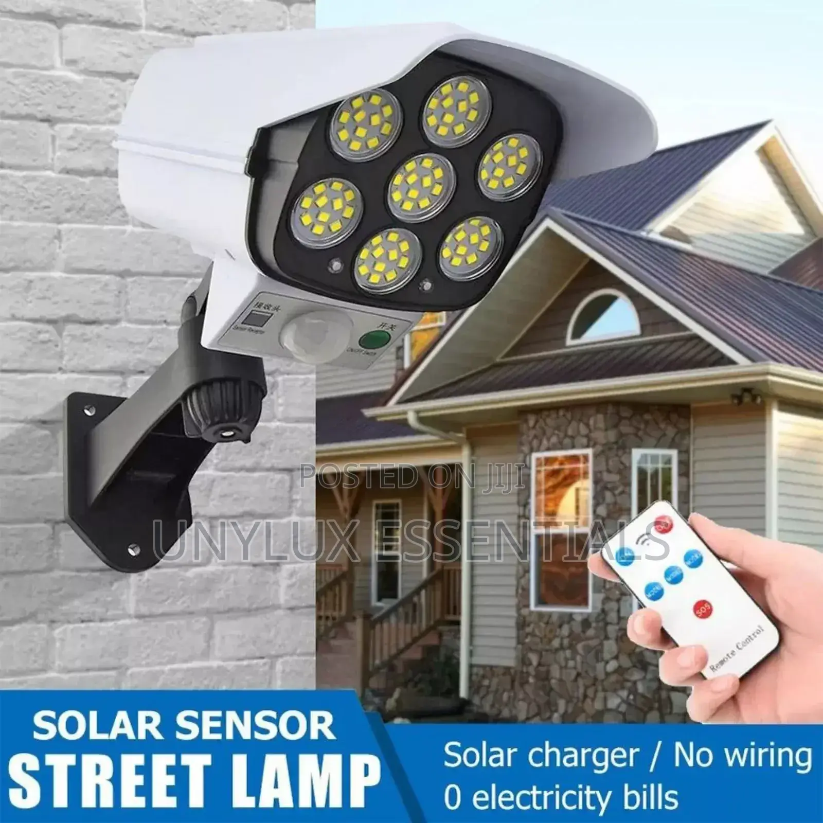 77 SMD Led Solar Sensor Light