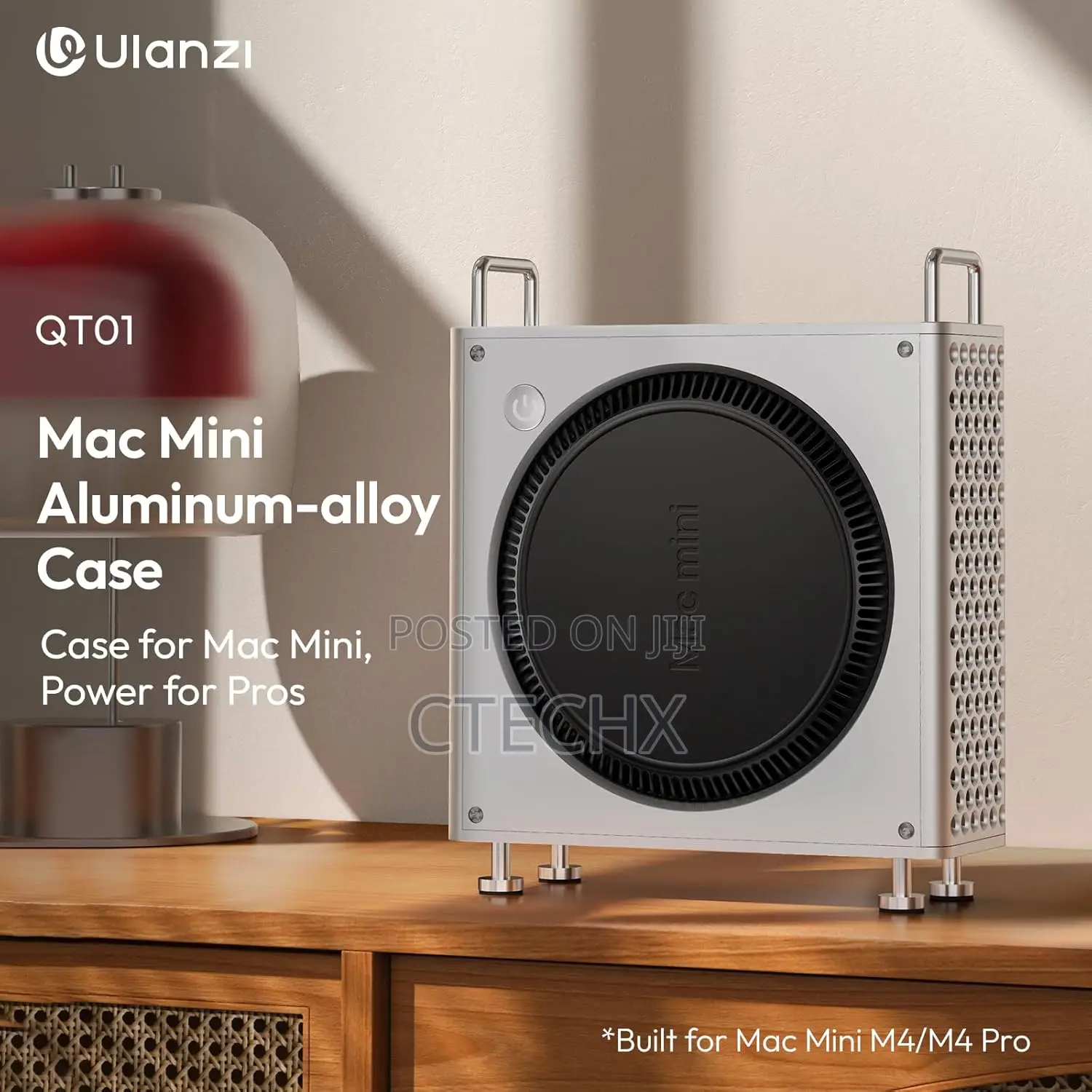 Ulanzi Qt01 Aluminum Alloy Case Stand for Mac Mini M4/M4 Pro 2024
