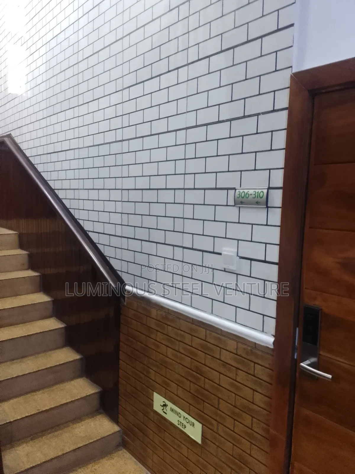Staircase Tampered Glass 10mm Thickness CNG Grey Imported