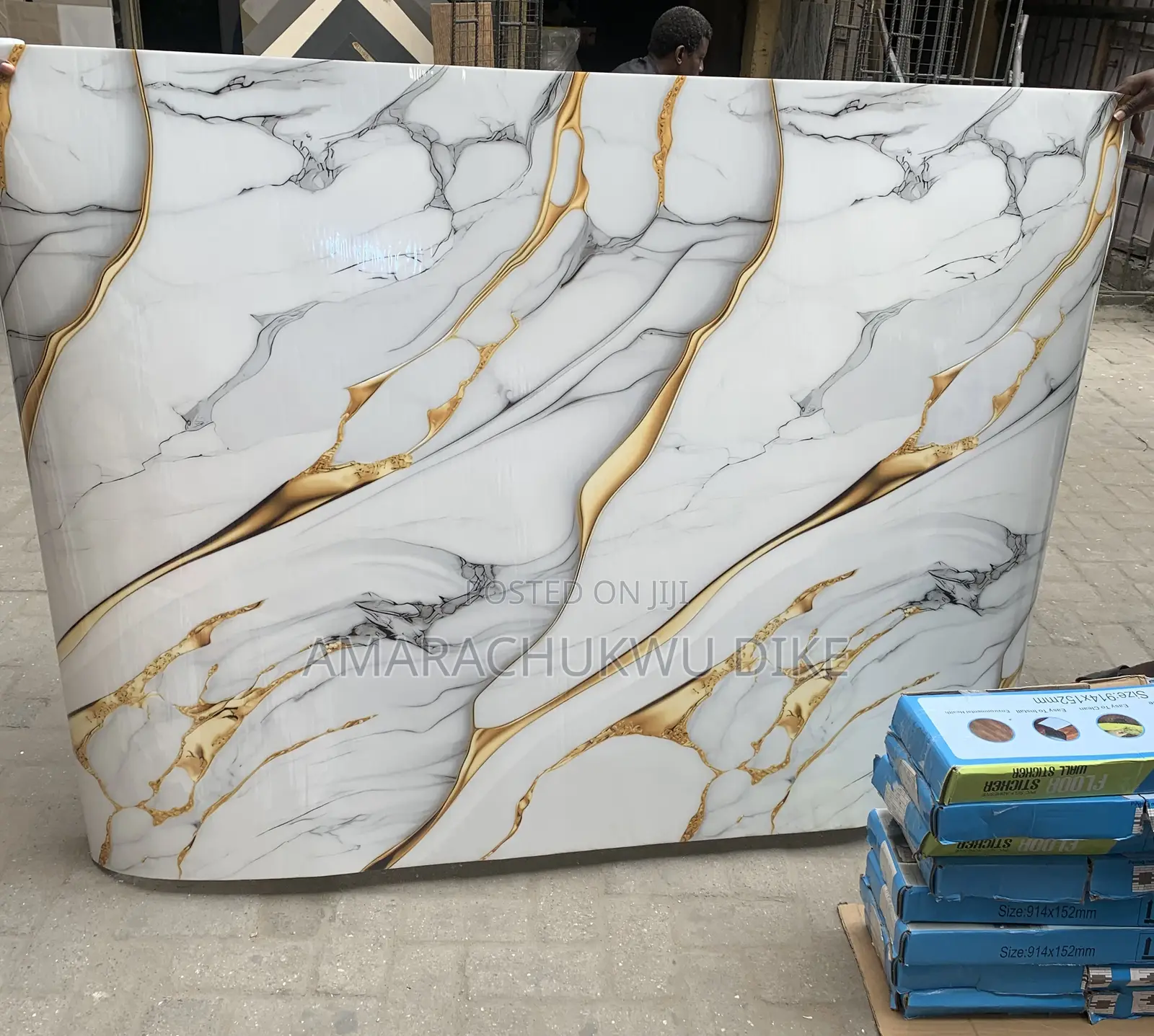 Marble Foam Wallpaper Adhesive Marble Roll Sheet Sticker Bulk Sales
