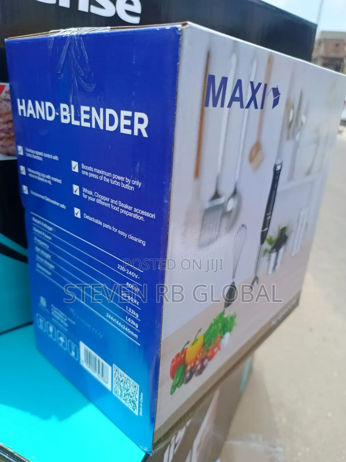 Maxi 600w Hand Blender Mixer | Mj-Bh6001w