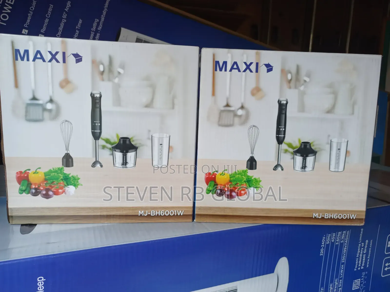 Maxi 600w Hand Blender Mixer | Mj-Bh6001w